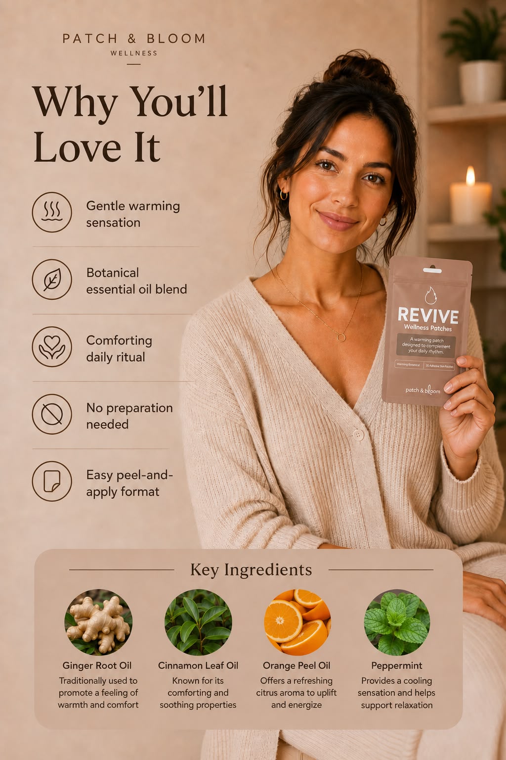 REVIVE — Warming Botanical Patch