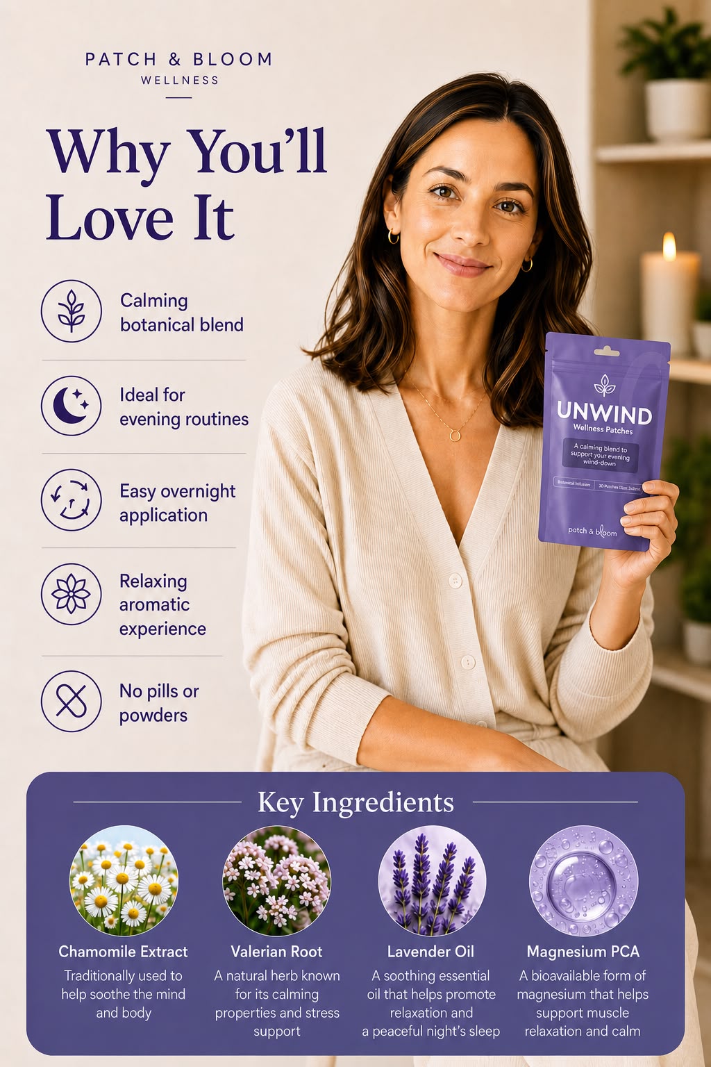 UNWIND — Botanical Relaxing Patch