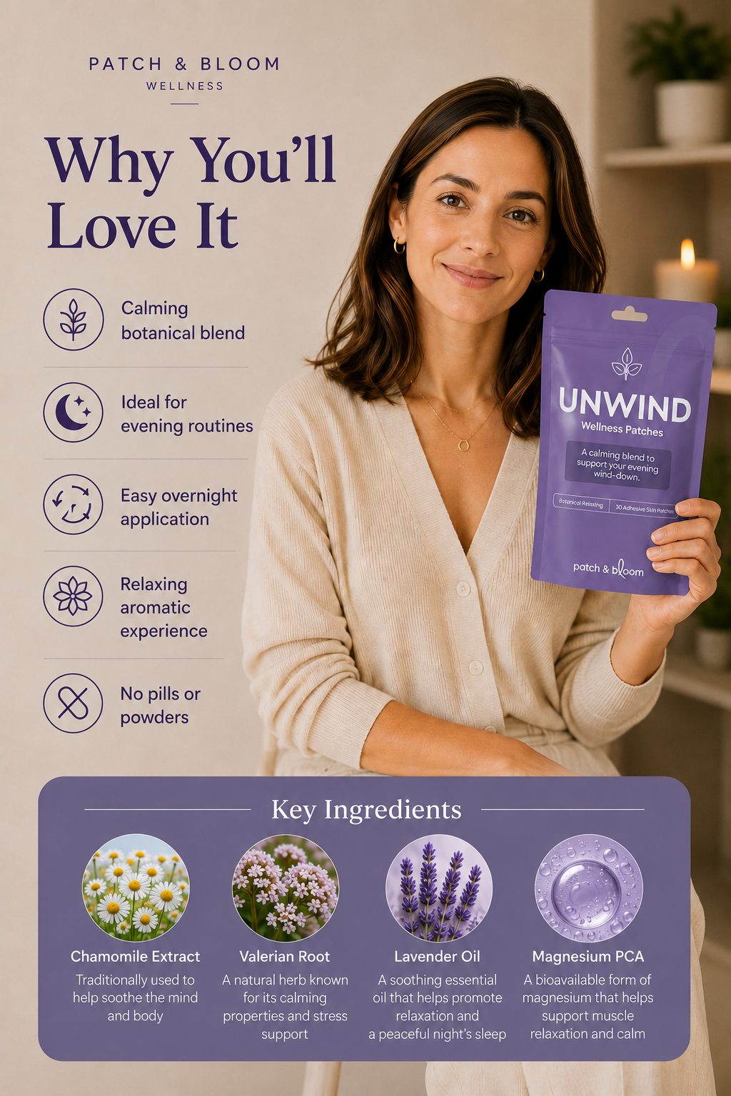 UNWIND — Botanical Relaxing Patch