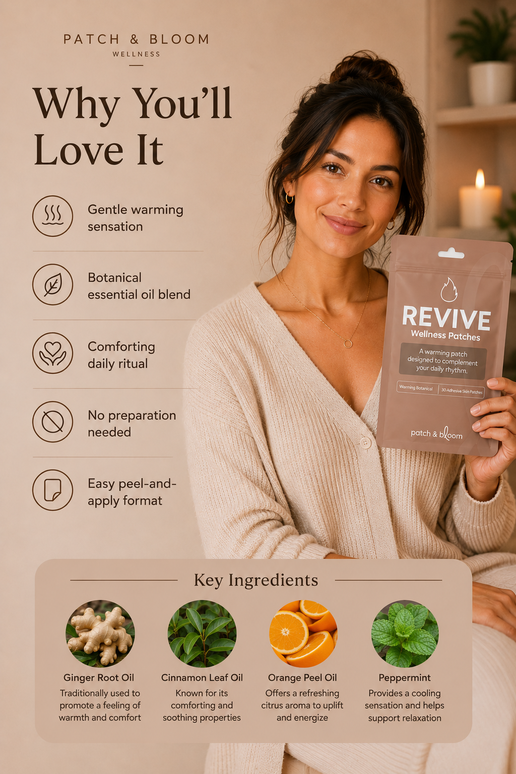 REVIVE — Warming Botanical Patch