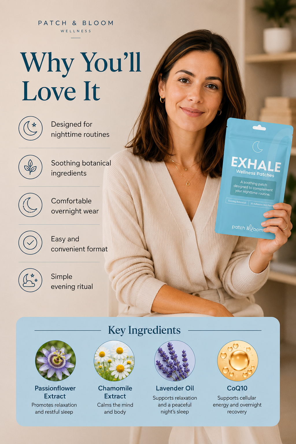 EXHALE - Evening Botanical Patch